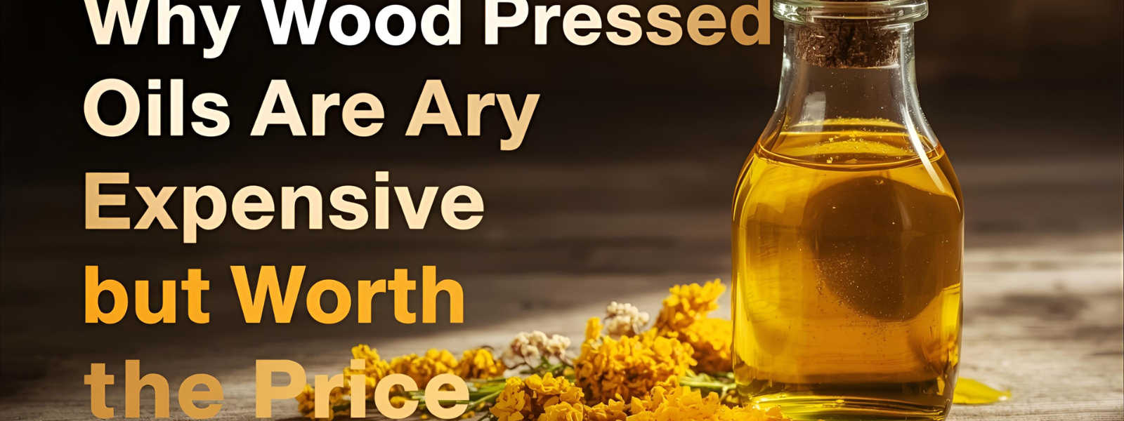 Why Wood Pressed Oils Are Expensive but Worth the Price