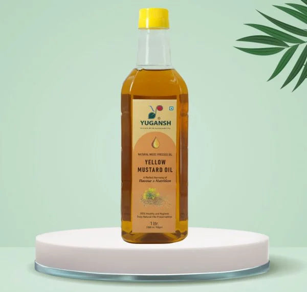 Natural Cold Pressed Yellow Mustard Oil