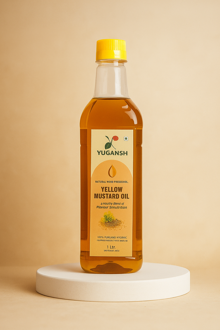 Natural Cold Pressed Yellow Mustard Oil