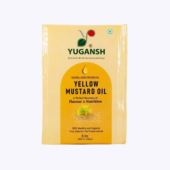 Tin Can Natural Cold Pressed Yellow Mustard Oil