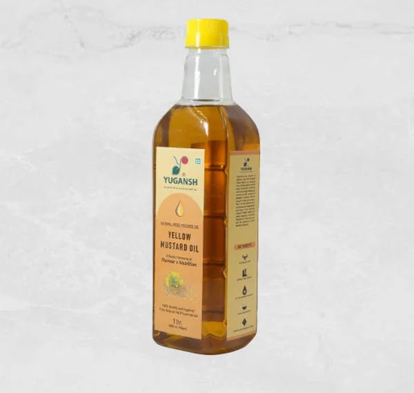 Natural Wood Pressed Yellow Mustard Oil